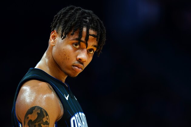 SAN FRANCISCO, CALIFORNIA - JANUARY 18: Markelle Fultz #20 of the Orlando Magic waits for the ball to be thrown in during the second half against the Golden State Warriors at the Chase Center on January 18, 2020 in San Francisco, California. NOTE TO USER: User expressly acknowledges and agrees that, by downloading and/or using this photograph, user is consenting to the terms and conditions of the Getty Images License Agreement. (Photo by Daniel Shirey/Getty Images)