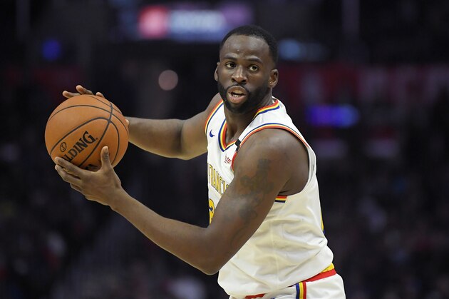 Golden State Warriors forward Draymond Green passes the ball during the second half of an NBA basketball game against the Los Angeles Clippers Friday, Jan. 10, 2020, in Los Angeles. The Clippers won 109-100. (AP Photo/Mark J. Terrill) Golden State Warriors forward Draymond Green passes the ball during the second half of an NBA basketball game against the Los Angeles Clippers Friday, Jan. 10, 2020, in Los Angeles. The Clippers won 109-100. (AP Photo/Mark J. Terrill)