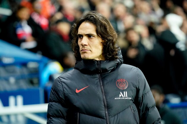PARIS, FRANCE - JANUARY 12: Edinson Cavani of Paris Saint-Germain during the French League 1 match between Paris Saint Germain v AS Monaco at the Parc des Princes on January 12, 2020 in Paris France (Photo by Jeroen Meuwsen/Soccrates/Getty Images) PARIS, FRANCE - JANUARY 12: Edinson Cavani of Paris Saint-Germain during the French League 1 match between Paris Saint Germain v AS Monaco at the Parc des Princes on January 12, 2020 in Paris France (Photo by Jeroen Meuwsen/Soccrates/Getty Images)