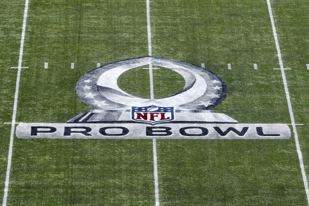 ORLANDO, FL - JANUARY 28: A general view of the Pro Bowl Logo on the field at Camping World Stadium before the start of 2018 Pro Bowl Game between the AFC Team against the NFC Team on January 28, 2018 in Orlando, Florida. (Photo by Don Juan Moore/Getty Images) ORLANDO, FL - JANUARY 28: A general view of the Pro Bowl Logo on the field at Camping World Stadium before the start of 2018 Pro Bowl Game between the AFC Team against the NFC Team on January 28, 2018 in Orlando, Florida. (Photo by Don Juan Moore/Getty Images)
