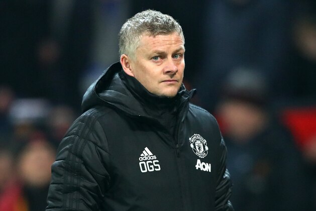 MANCHESTER, ENGLAND - JANUARY 22: Manchester United Manager, Ole Gunnar Solskjaer walks off after defeat in  the Premier League match between Manchester United and Burnley FC at Old Trafford on January 22, 2020 in Manchester, United Kingdom. (Photo by Alex Livesey/Getty Images)