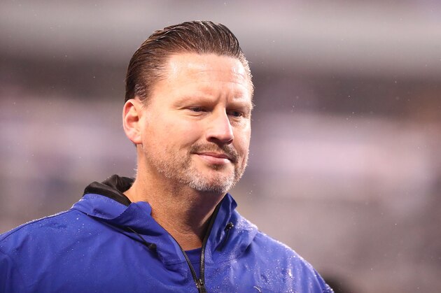 EAST RUTHERFORD, NJ - NOVEMBER 05: head coach Ben McAdoo of the New York Giants looks on after a 51-17 loss against the Los Angeles Rams after their game at MetLife Stadium on November 5, 2017 in East Rutherford, New Jersey. (Photo by Al Bello/Getty Images) EAST RUTHERFORD, NJ - NOVEMBER 05: head coach Ben McAdoo of the New York Giants looks on after a 51-17 loss against the Los Angeles Rams after their game at MetLife Stadium on November 5, 2017 in East Rutherford, New Jersey. (Photo by Al Bello/Getty Images)