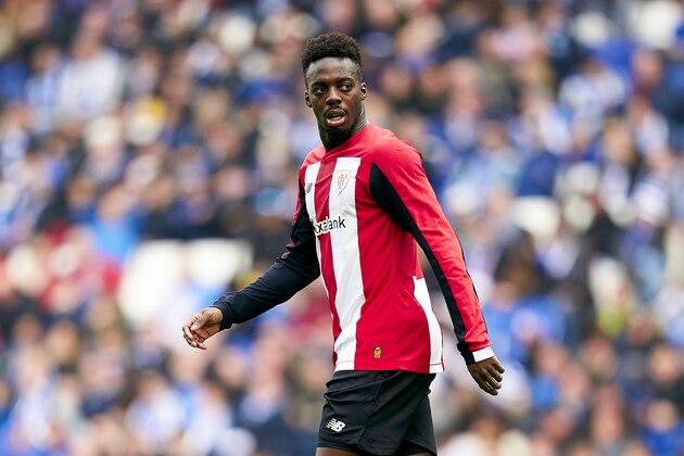 BARCELONA, SPAIN - JANUARY 25: Inaki Williams of Athletic Club looks on during the Liga match between RCD Espanyol and Athletic Club at RCDE Stadium on January 25, 2020 in Barcelona, Spain. (Photo by Quality Sport Images/Getty Images)