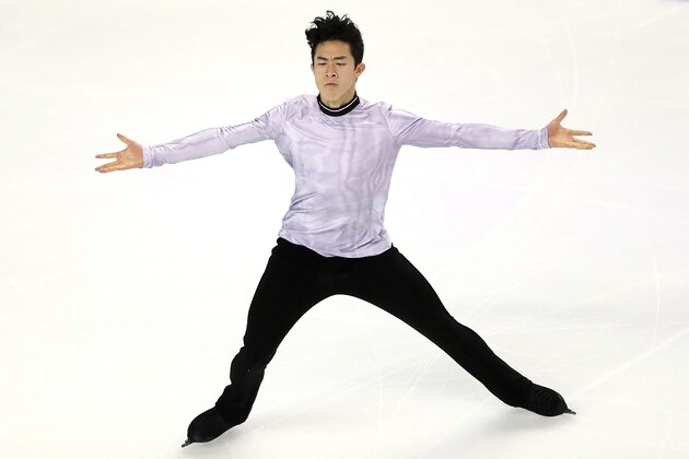 GREENSBORO, NORTH CAROLINA - JANUARY 25: Nathan Chen skates in the Men's Short Program during the 2020 U.S. Figure Skating Championships at Greensboro Coliseum on January 25, 2020 in Greensboro, North Carolina. (Photo by Matthew Stockman/Getty Images)