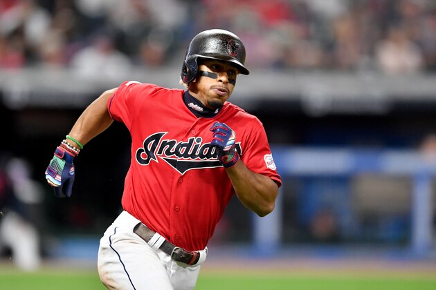 CLEVELAND, OHIO - SEPTEMBER 19: Francisco Lindor #12 of the Cleveland Indians runs out a double during the fifth inning against the Detroit Tigers at Progressive Field on September 19, 2019 in Cleveland, Ohio. (Photo by Jason Miller/Getty Images) CLEVELAND, OHIO - SEPTEMBER 19: Francisco Lindor #12 of the Cleveland Indians runs out a double during the fifth inning against the Detroit Tigers at Progressive Field on September 19, 2019 in Cleveland, Ohio. (Photo by Jason Miller/Getty Images)