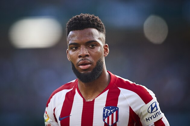 SEVILLE, SPAIN - DECEMBER 23: Thomas Lemar of Atletico de Madrid looks on during the Liga match between Real Betis Balompie and Club Atletico de Madrid at Estadio Benito Villamarin on December 23, 2019 in Seville, Spain. (Photo by Quality Sport Images/Getty Images)