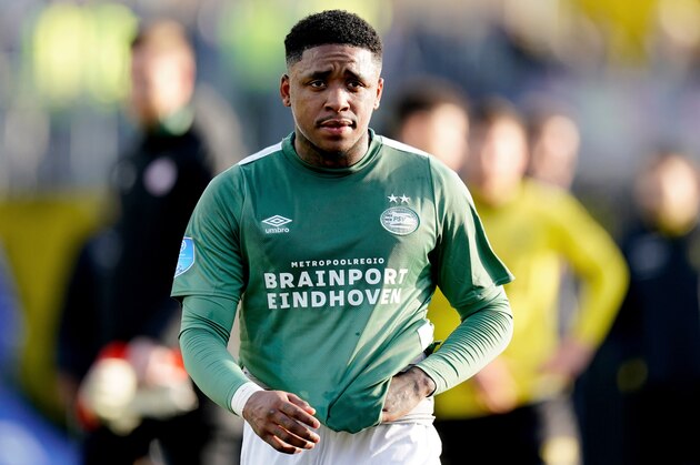 VENLO, NETHERLANDS - JANUARY 19: Steven Bergwijn of PSV  during the Dutch Eredivisie  match between VVVvVenlo - PSV at the Seacon Stadium - De Koel on January 19, 2020 in Venlo Netherlands (Photo by Photo Prestige/Soccrates/Getty Images)