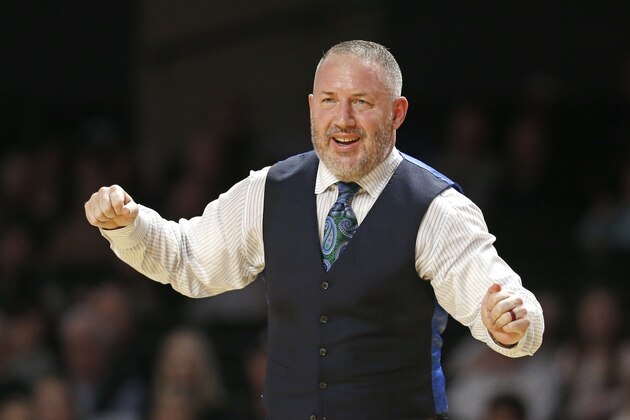 Texas A&M head coach Buzz Williams watches during the second half of an NCAA college basketball game against Vanderbilt Saturday, Jan. 11, 2020, in Nashville, Tenn. Texas A&M won 69-50. (AP Photo/Mark Humphrey) Texas A&M head coach Buzz Williams watches during the second half of an NCAA college basketball game against Vanderbilt Saturday, Jan. 11, 2020, in Nashville, Tenn. Texas A&M won 69-50. (AP Photo/Mark Humphrey)