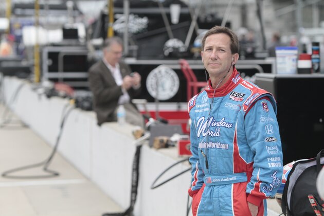 John Andretti during practice for the Indianapolis 500 auto race at the Indianapolis Motor Speedway in Indianapolis, Wednesday, May 19, 2010. (AP Photo/AJ Mast)