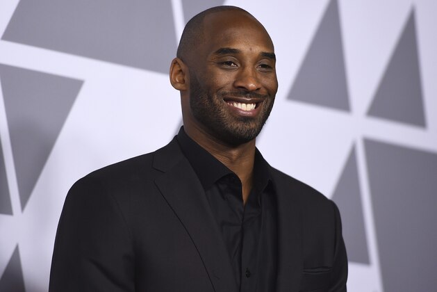Kobe Bryant arrives at the 90th Academy Awards Nominees Luncheon at The Beverly Hilton hotel on Monday, Feb. 5, 2018, in Beverly Hills, Calif. (Photo by Jordan Strauss/Invision/AP)