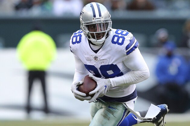 Dallas Cowboys wide receiver Dez Bryant (88) in action against the Philadelphia Eagles during an NFL game at Lincoln Financial Field in Philadelphia on Sunday, Dec. 31, 2017. (AP Photo/Brad Penner)