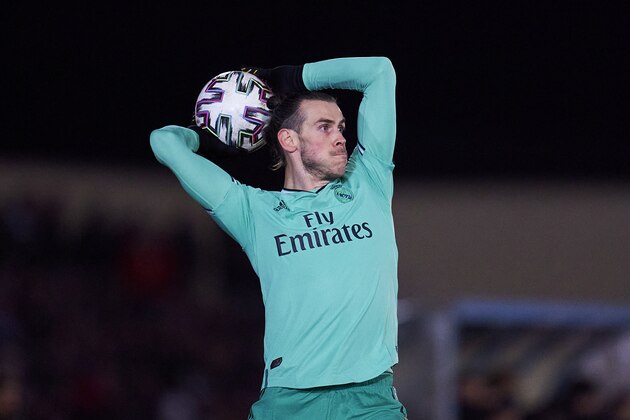 SALAMANCA, SPAIN - JANUARY 22: Gareth Bale of Real Madrid CF in action during the Copa del Rey round of 32 match between Unionistas CF and Real Madrid CF at stadium of Las Pistas on January 22, 2020 in Salamanca, Spain. (Photo by Quality Sport Images/Getty Images) SALAMANCA, SPAIN - JANUARY 22: Gareth Bale of Real Madrid CF in action during the Copa del Rey round of 32 match between Unionistas CF and Real Madrid CF at stadium of Las Pistas on January 22, 2020 in Salamanca, Spain. (Photo by Quality Sport Images/Getty Images)