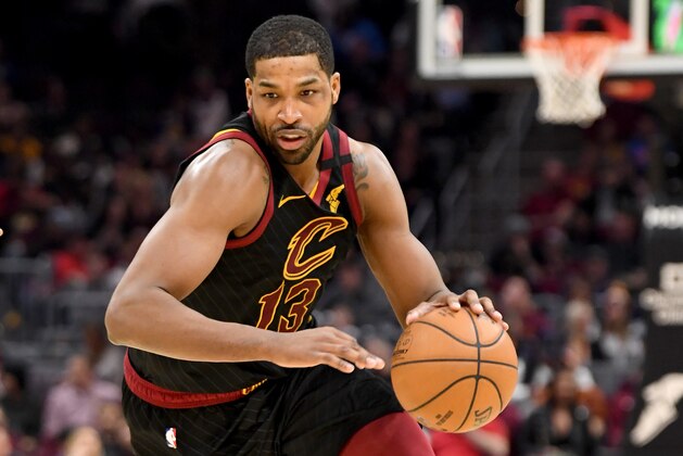 CLEVELAND, OHIO - FEBRUARY 01: Tristan Thompson #13 of the Cleveland Cavaliers drives to the basket during the second half against the Golden State Warriors at Rocket Mortgage Fieldhouse on February 01, 2020 in Cleveland, Ohio. The Warriors defeated the Cavaliers 131-112. NOTE TO USER: User expressly acknowledges and agrees that, by downloading and/or using this photograph, user is consenting to the terms and conditions of the Getty Images License Agreement. (Photo by Jason Miller/Getty Images) CLEVELAND, OHIO - FEBRUARY 01: Tristan Thompson #13 of the Cleveland Cavaliers drives to the basket during the second half against the Golden State Warriors at Rocket Mortgage Fieldhouse on February 01, 2020 in Cleveland, Ohio. The Warriors defeated the Cavaliers 131-112. NOTE TO USER: User expressly acknowledges and agrees that, by downloading and/or using this photograph, user is consenting to the terms and conditions of the Getty Images License Agreement. (Photo by Jason Miller/Getty Images)