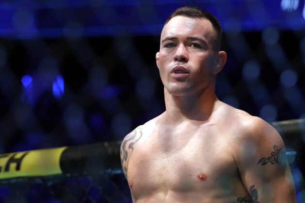 LAS VEGAS, NEVADA - DECEMBER 14:  Colby Covington prepares for his fight against UFC welterweight champion Kamaru Usman during UFC 245 at T-Mobile Arena on December 14, 2019 in Las Vegas, Nevada. Usman retained his title with a fifth-round TKO.  (Photo by Steve Marcus/Getty Images)