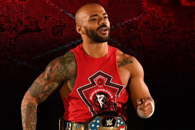 TOKYO,JAPAN - JUNE 28: Ricochet enters the ring during the WWE Live Tokyo at Ryogoku Kokugikan on June 28, 2019 in Tokyo, Japan. (Photo by Etsuo Hara/Getty Images)
