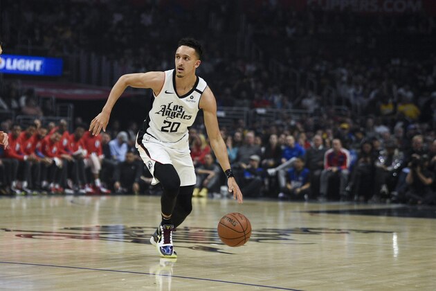 Los Angeles Clippers guard Landry Shamet in action during the first half of an NBA basketball game against the Sacramento Kings in Los Angeles, Thursday, Jan. 30, 2020. (AP Photo/Kelvin Kuo) Los Angeles Clippers guard Landry Shamet in action during the first half of an NBA basketball game against the Sacramento Kings in Los Angeles, Thursday, Jan. 30, 2020. (AP Photo/Kelvin Kuo)