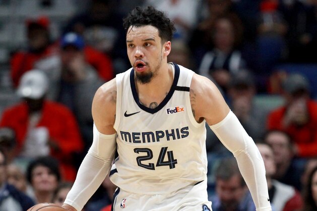 NEW ORLEANS, LOUISIANA - JANUARY 31: Dillon Brooks #24 of the Memphis Grizzlies dribbles the ball down court during a NBA game against the New Orleans Pelicans at Smoothie King Center on January 31, 2020 in New Orleans, Louisiana. NOTE TO USER: User expressly acknowledges and agrees that, by downloading and or using this photograph, User is consenting to the terms and conditions of the Getty Images License Agreement. (Photo by Sean Gardner/Getty Images)