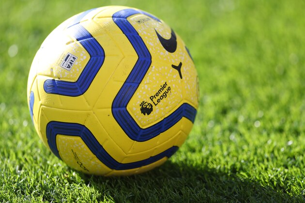 WATFORD, ENGLAND - JANUARY 18: The Nike Merlin match ball during the Premier League match between Watford FC and Tottenham Hotspur at Vicarage Road on January 18, 2020 in Watford, United Kingdom. (Photo by Catherine Ivill/Getty Images)