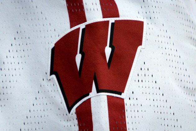 MADISON, WI - JANUARY 02:  A detail view of the Wisconsin Badgers logo during the game between the Wisconsin Badgers and Indiana Hoosiers at the Kohl Center on January 2, 2018 in Madison, Wisconsin. (Photo by Dylan Buell/Getty Images). (Photo by Dylan Buell/Getty Images)