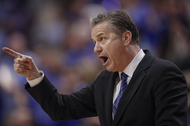 LEXINGTON, KY - FEBRUARY 04: Head coach John Calipari of the Kentucky Wildcats calls out during the second half against the Mississippi State Bulldogs at Rupp Arena on February 4, 2020 in Lexington, Kentucky. (Photo by Michael Hickey/Getty Images)