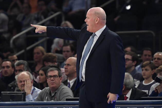 NEW YORK, NEW YORK - FEBRUARY 06: Head coach Steve Clifford of the Orlando Magic calls a play during the first half against the New York Knicks at Madison Square Garden on February 06, 2020 in New York City. NOTE TO USER: User expressly acknowledges and agrees that, by downloading and or using this photograph, User is consenting to the terms and conditions of the Getty Images License Agreement. (Photo by Sarah Stier/Getty Images)