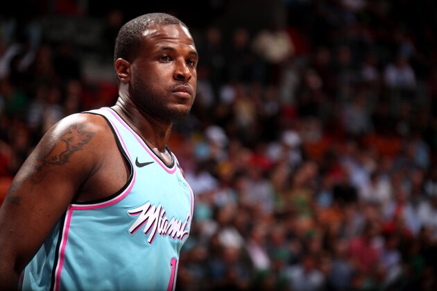 MIAMI, FL - JANUARY 28: Dion Waiters #11 of the Miami Heat looks on during a game against the Boston Celtics on January 28, 2020 at American Airlines Arena in Miami, Florida. NOTE TO USER: User expressly acknowledges and agrees that, by downloading and or using this Photograph, user is consenting to the terms and conditions of the Getty Images License Agreement. Mandatory Copyright Notice: Copyright 2020 NBAE (Photo by Issac Baldizon/NBAE via Getty Images)