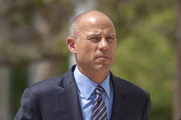 SANTA ANA, CA - APRIL 01: Celebrity lawyer Michael Avenatti arrives for his first hearing in Santa Ana federal court on bank and wire fraud charges on April 1, 2019 in Santa Ana, California. The celebrity lawyer is accused of misappropriating funds due to a client and is also charged by New York federal prosecutors of attempting to extort more than $20 million from Nike. Avenatti gained international attention for representing porn star Stormy Daniels in her lawsuits against President Donald Trump and his former lawyer Michael Cohen.  (Photo by David McNew/Getty Images)