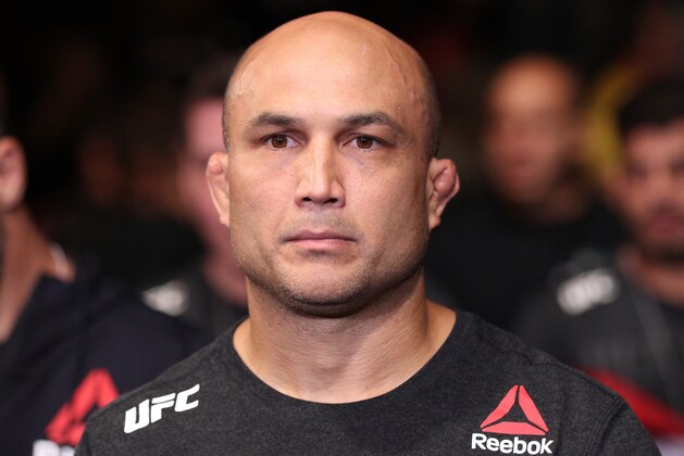 RIO DE JANEIRO, BRAZIL - MAY 11: BJ Penn prepares to fight Clay Guida in their lightweight bout during the UFC 237 event at Jeunesse Arena on May 11, 2019 in Rio De Janeiro, Brazil. (Photo by Buda Mendes/Zuffa LLC/Zuffa LLC via Getty Images) RIO DE JANEIRO, BRAZIL - MAY 11: BJ Penn prepares to fight Clay Guida in their lightweight bout during the UFC 237 event at Jeunesse Arena on May 11, 2019 in Rio De Janeiro, Brazil. (Photo by Buda Mendes/Zuffa LLC/Zuffa LLC via Getty Images)