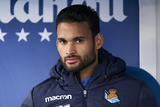 LEGANES, SPAIN - FEBRUARY 02: Willian Jose of Real Sociedad looks on prior the game during the Liga match between CD Leganes and Real Sociedad at Estadio Municipal de Butarque on February 02, 2020 in Leganes, Spain. (Photo by Quality Sport Images/Getty Images)