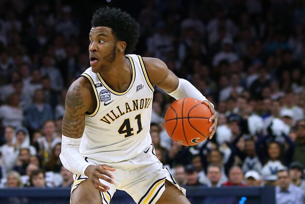 PHILADELPHIA, PA - FEBRUARY 08: Saddiq Bey #41 of the Villanova Wildcats in action against the Seton Hall Pirates during a college basketball game at Wells Fargo Center on February 8, 2020 in Philadelphia, Pennsylvania. Seton Hall defeated Villanova 70-64. (Photo by Rich Schultz/Getty Images)