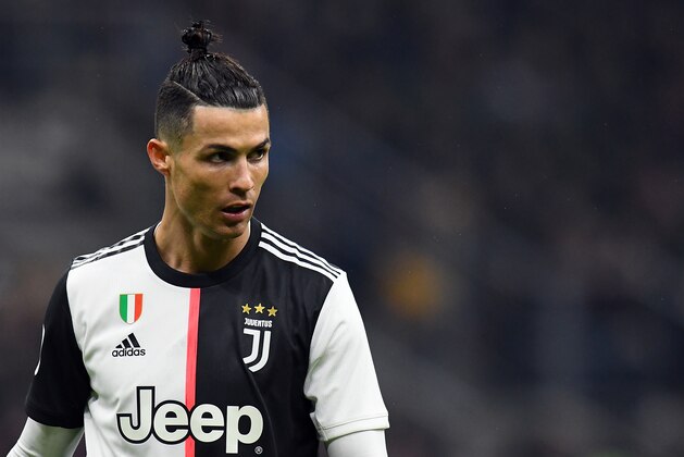 MILAN, ITALY - FEBRUARY 13:  Cristiano Ronaldo of Juventus looks on during the Coppa Italia Semi Final match between AC Milan and Juventus at Stadio Giuseppe Meazza on February 13, 2020 in Milan, Italy.  (Photo by Alessandro Sabattini/Getty Images)