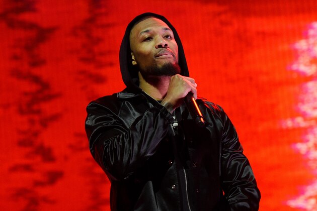 CHICAGO, ILLINOIS - FEBRUARY 15: Damian Lillard performs during 2020 State Farm All-Star Saturday Night at United Center on February 15, 2020 in Chicago, Illinois. (Photo by Kevin Mazur/Getty Images)