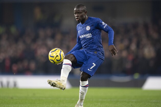 LONDON, ENGLAND - JANUARY 21:  N'Golo Kante of Chelsea during the Premier League match between Chelsea FC and Arsenal FC at Stamford Bridge on January 21, 2020 in London, United Kingdom. (Photo by Visionhaus)