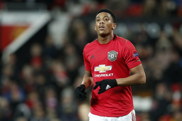 Anthony Martial of Manchester United during the UEFA Europa League group L match between Manchester United and AZ Alkmaar at at Old Trafford on December 12, 2019 in Manchester, United Kingdom(Photo by ANP Sport via Getty Images)