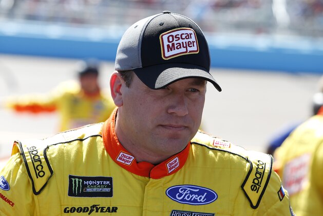 Driver Ryan Newman prior to the start of the NASCAR Cup Series auto race at ISM Raceway, Sunday, March 10, 2019, in Avondale, Ariz. (AP Photo/Ralph Freso)