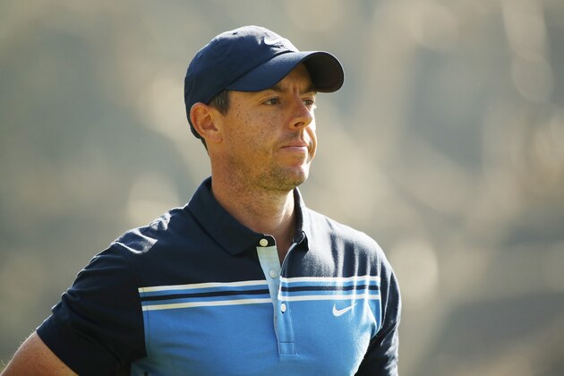 PACIFIC PALISADES, CALIFORNIA - FEBRUARY 16: Rory McIlroy of Northern Ireland reacts on the second tee during the final round of the Genesis Invitational on February 16, 2020 in Pacific Palisades, California. (Photo by Katelyn Mulcahy/Getty Images) PACIFIC PALISADES, CALIFORNIA - FEBRUARY 16: Rory McIlroy of Northern Ireland reacts on the second tee during the final round of the Genesis Invitational on February 16, 2020 in Pacific Palisades, California. (Photo by Katelyn Mulcahy/Getty Images)