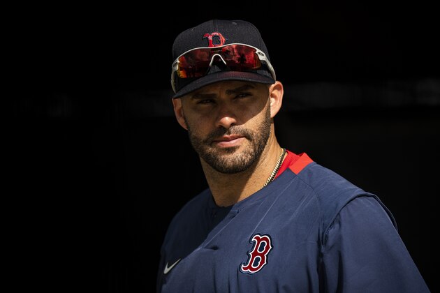 FT. MYERS, FL - FEBRUARY 17: J.D. Martinez #28 of the Boston Red Sox looks on during a team workout on February 17, 2020 at jetBlue Park at Fenway South in Fort Myers, Florida. (Photo by Billie Weiss/Boston Red Sox/Getty Images) FT. MYERS, FL - FEBRUARY 17: J.D. Martinez #28 of the Boston Red Sox looks on during a team workout on February 17, 2020 at jetBlue Park at Fenway South in Fort Myers, Florida. (Photo by Billie Weiss/Boston Red Sox/Getty Images)