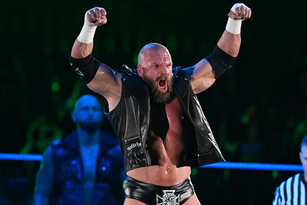 TOKYO,JAPAN - JUNE 28: Triple H enters the ring during the WWE Live Tokyo at Ryogoku Kokugikan on June 28, 2019 in Tokyo, Japan. (Photo by Etsuo Hara/Getty Images)
