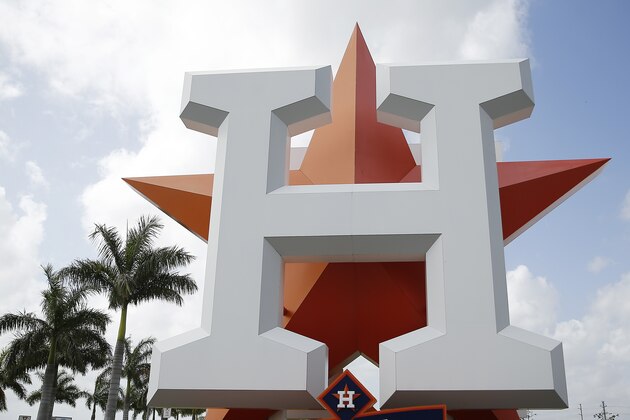 WEST PALM BEACH, FLORIDA - FEBRUARY 13:  A general view of signage outside the entrance of FITTEAM Ballpark of The Palm Beaches on February 13, 2020 in West Palm Beach, Florida. (Photo by Michael Reaves/Getty Images)