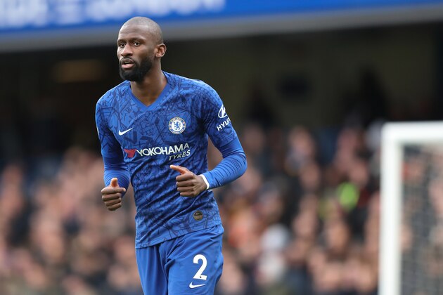 LONDON, ENGLAND - FEBRUARY 22: Antonio Rudiger of Chelsea during the Premier League match between Chelsea FC and Tottenham Hotspur at Stamford Bridge on February 22, 2020 in London, United Kingdom. (Photo by James Williamson - AMA/Getty Images)