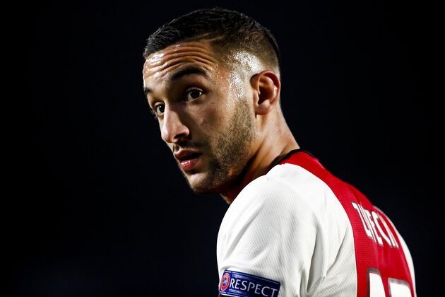 GETAFTE, SPAIN - FEBRUARY 20: Hakim Ziyech of Ajax during the UEFA Europa League   match between Getafe v Ajax at the Coliseum Alfonso Perez on February 20, 2020 in Getafte Spain (Photo by David S. Bustamante/Soccrates/Getty Images)