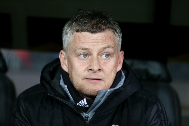 BRUGGE, BELGIUM - FEBRUARY 20: Ole Gunnar Solskjaer, head coach of Manchester, during the UEFA Europa League round of 32 first leg match between Club Brugge and Manchester United at Jan Breydel Stadium on February 20, 2020 in Brugge, Belgium. (Photo by Vincent Van Doornick/Isosport/MB Media/Getty Images)