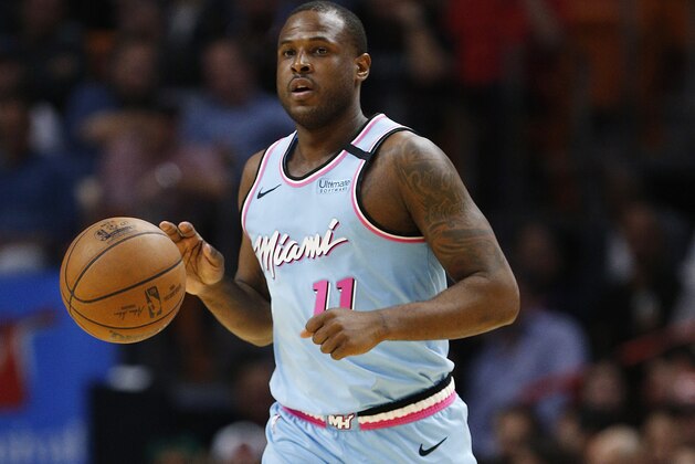MIAMI, FLORIDA - JANUARY 28:  Dion Waiters #11 of the Miami Heat in action against the Boston Celtics during the first half at American Airlines Arena on January 28, 2020 in Miami, Florida. NOTE TO USER: User expressly acknowledges and agrees that, by downloading and/or using this photograph, user is consenting to the terms and conditions of the Getty Images License Agreement.  (Photo by Michael Reaves/Getty Images)