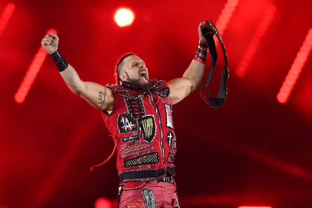 TOKYO, JAPAN - JANUARY 04: Lance Archer reacts during the New Japan Pro-Wrestling 'Wrestle Kingdom 14' at the Tokyo Dome on January 04, 2020 in Tokyo, Japan. (Photo by Masashi Hara/Getty Images)