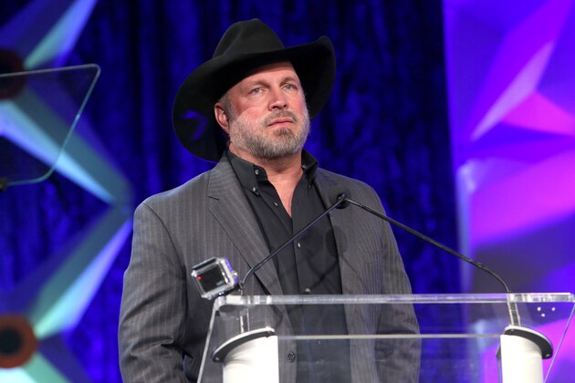 ANAHEIM, CALIFORNIA - JANUARY 17:  Garth Brooks speaks onstage at The 2020 NAMM Show on January 17, 2020 in Anaheim, California. (Photo by Jesse Grant/Getty Images for NAMM)