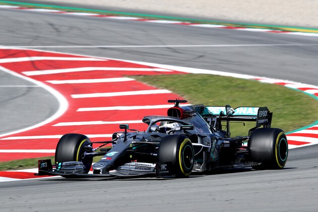 BARCELONA, SPAIN - FEBRUARY 27: Valtteri Bottas driving the (77) Mercedes AMG Petronas F1 Team Mercedes W11 on track during Day Two of F1 Winter Testing at Circuit de Barcelona-Catalunya on February 27, 2020 in Barcelona, Spain. (Photo by Mark Thompson/Getty Images)