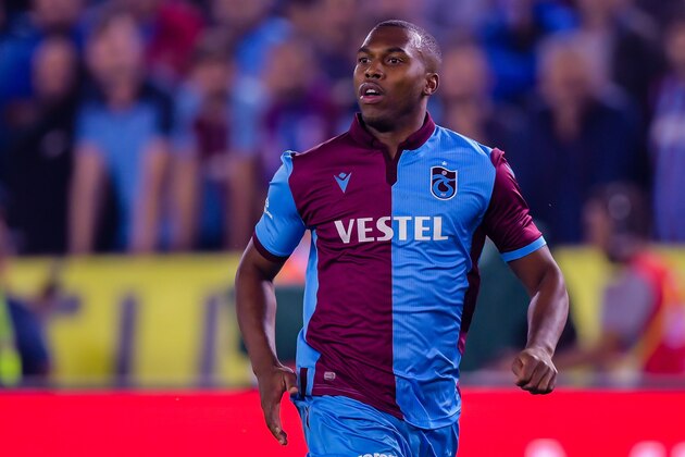 Daniel Sturridge of Trabzonspor AS during the Turkish Spor Toto Super Lig match between Trabzonspor AS and Besiktas AS at the Senol Gunes stadium on September 29, 2019 in Trabzon, Turkey(Photo by VI Images via Getty Images)