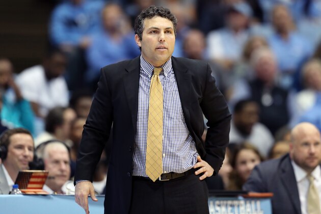CHAPEL HILL, NC - JANUARY 04: Head coach Josh Pastner of Georgia Tech during a game between Georgia Tech and North Carolina at Dean E. Smith Center on January 4, 2020 in Chapel Hill, North Carolina. (Photo by Andy Mead/ISI Photos/Getty Images).