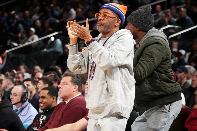 NEW YORK, NY - DECEMBER 7: Film Director, Spike Lee reacts to a play during a game between the New York Knicks and the Indiana Pacers on December 7, 2019 at Madison Square Garden in New York City, New York. NOTE TO USER: User expressly acknowledges and agrees that, by downloading and or using this photograph, User is consenting to the terms and conditions of the Getty Images License Agreement. Mandatory Copyright Notice: Copyright 2019 NBAE (Photo by Nathaniel S. Butler/NBAE via Getty Images) NEW YORK, NY - DECEMBER 7: Film Director, Spike Lee reacts to a play during a game between the New York Knicks and the Indiana Pacers on December 7, 2019 at Madison Square Garden in New York City, New York. NOTE TO USER: User expressly acknowledges and agrees that, by downloading and or using this photograph, User is consenting to the terms and conditions of the Getty Images License Agreement. Mandatory Copyright Notice: Copyright 2019 NBAE (Photo by Nathaniel S. Butler/NBAE via Getty Images)