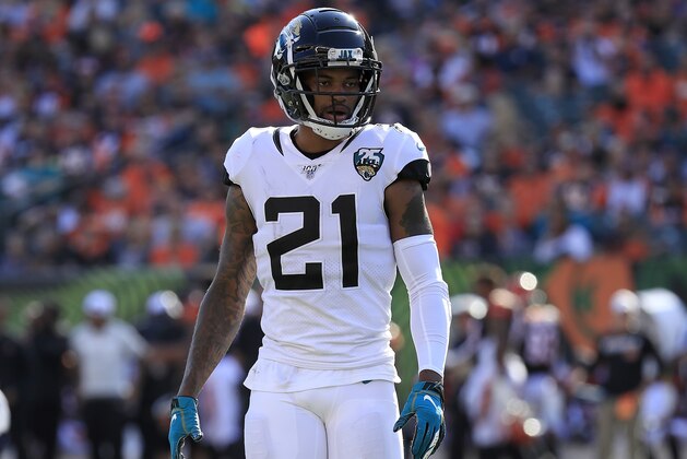CINCINNATI, OHIO - OCTOBER 20:   A.J. Bouye #21 of the Jacksonville Jaguars against the Cincinnati Bengals at Paul Brown Stadium on October 20, 2019 in Cincinnati, Ohio. (Photo by Andy Lyons/Getty Images)